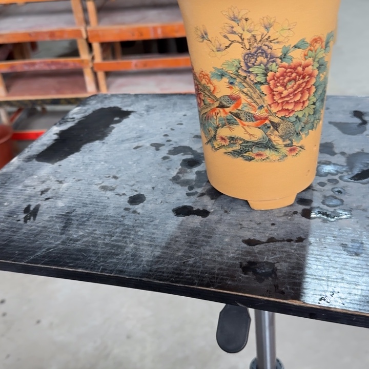 紫砂花盆 高度22口径17