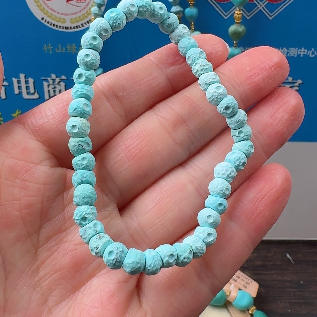 绿松石珠宝奇石未镶嵌