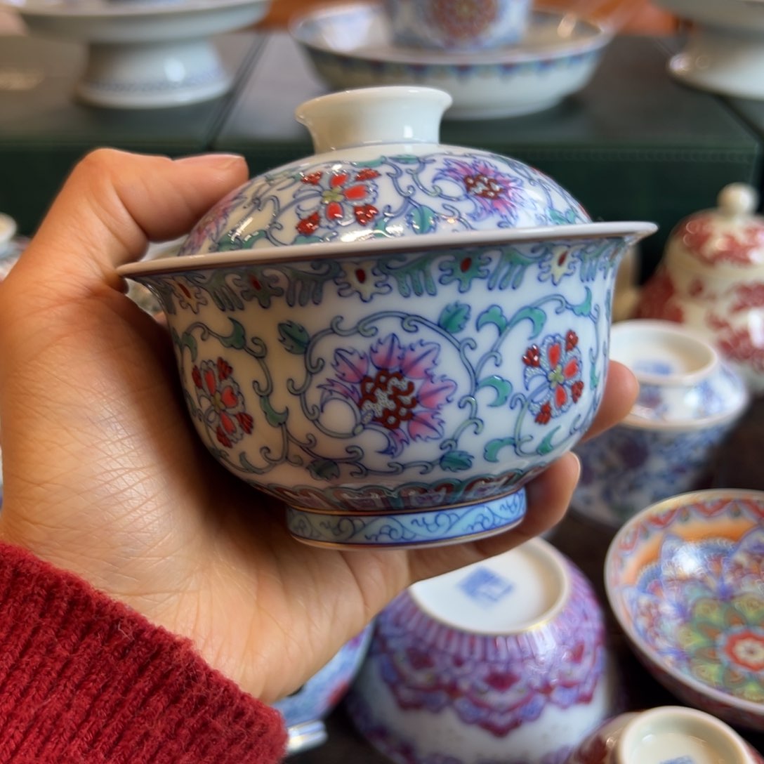 H冉月观隐盛世唐宫盖碗