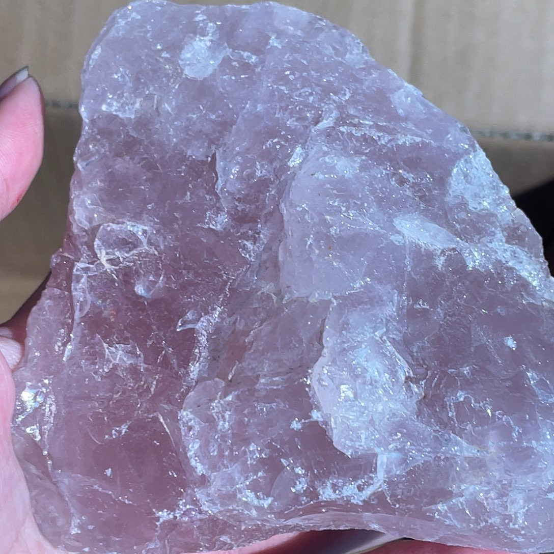 水晶手串未镶嵌粉水晶 54号