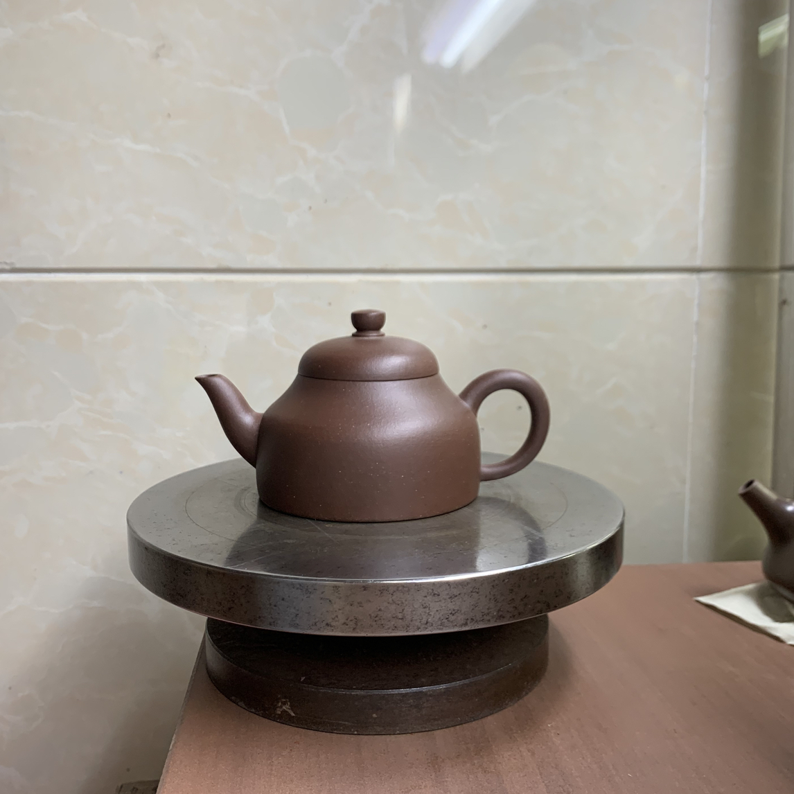 曼陀宜兴红泥莲子壶紫砂茶壶泥壶茶具紫砂壶