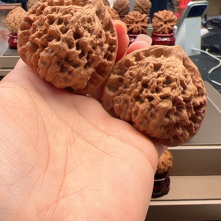 文玩核桃把件48 官帽 d-005