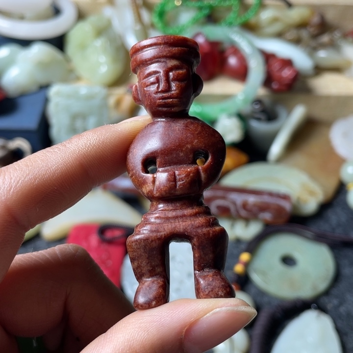 和田玉未镶嵌吊坠(不含链)