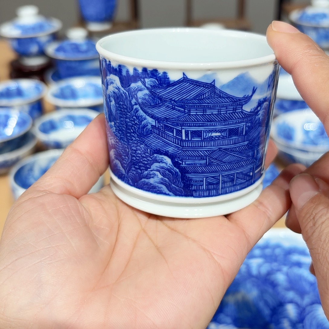 品***味景德镇纯手绘单杯微瑕