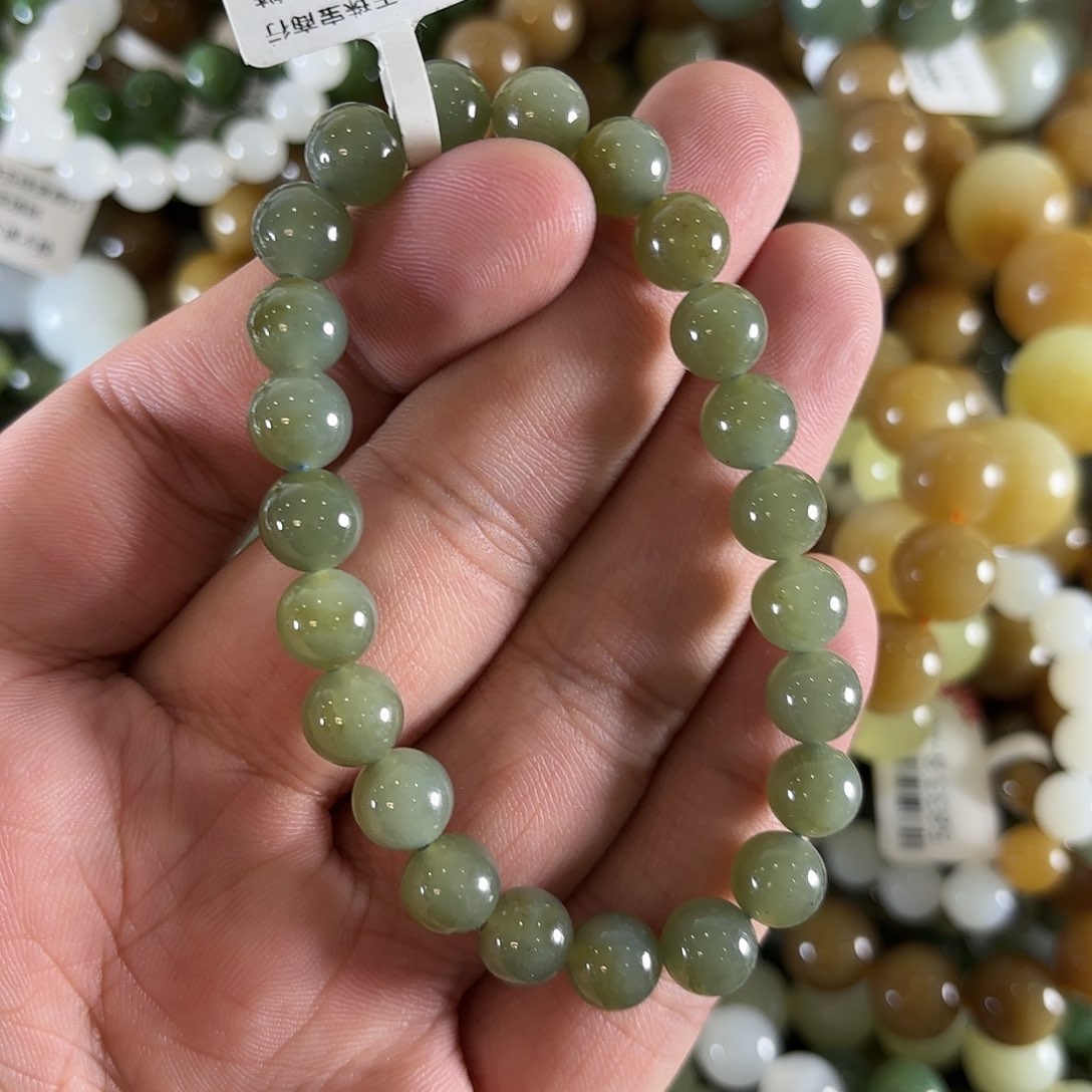 和田玉手链未镶嵌W192