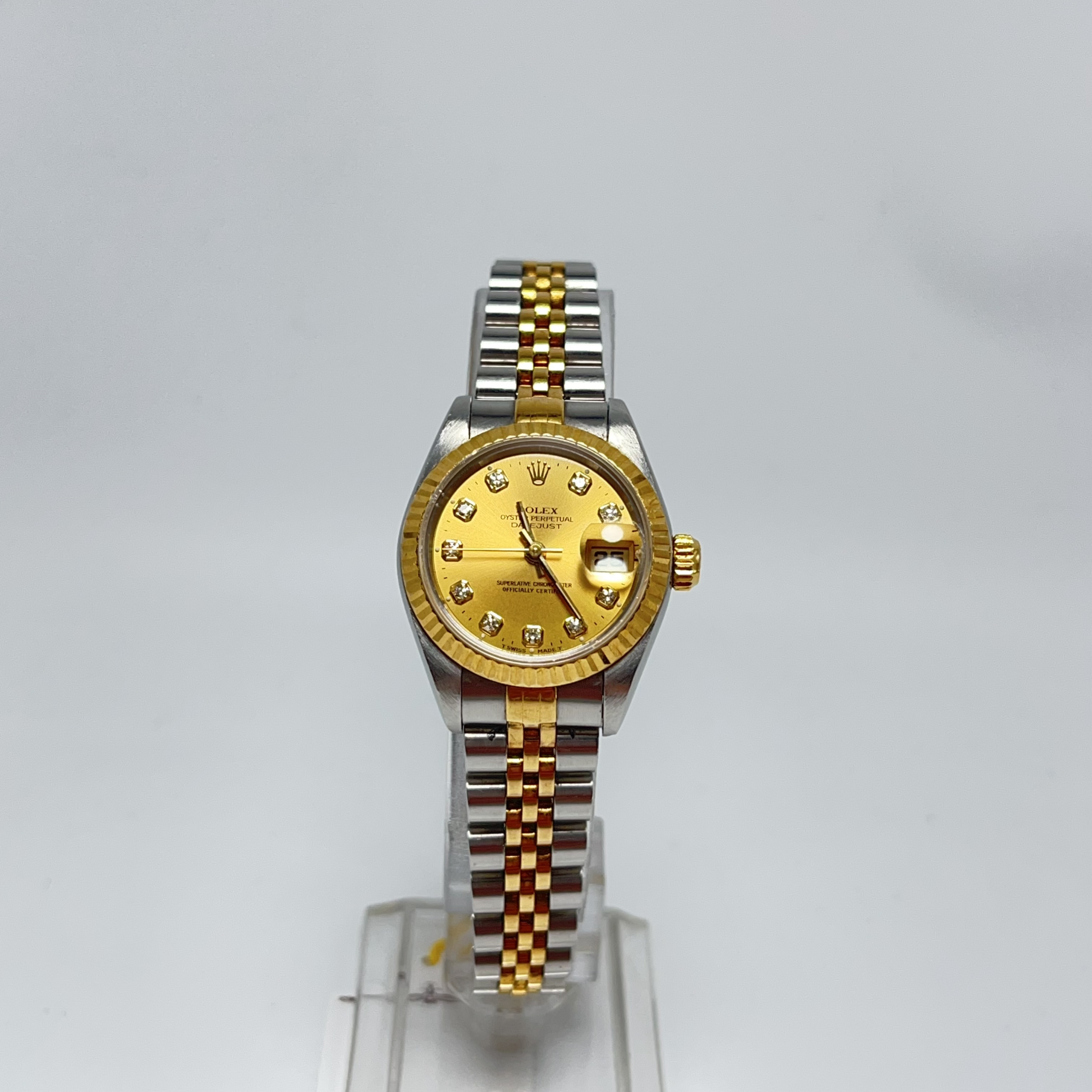99新 Rolex/劳力士 69173/香槟金/原钻/26mm/自动机械/精致/显白