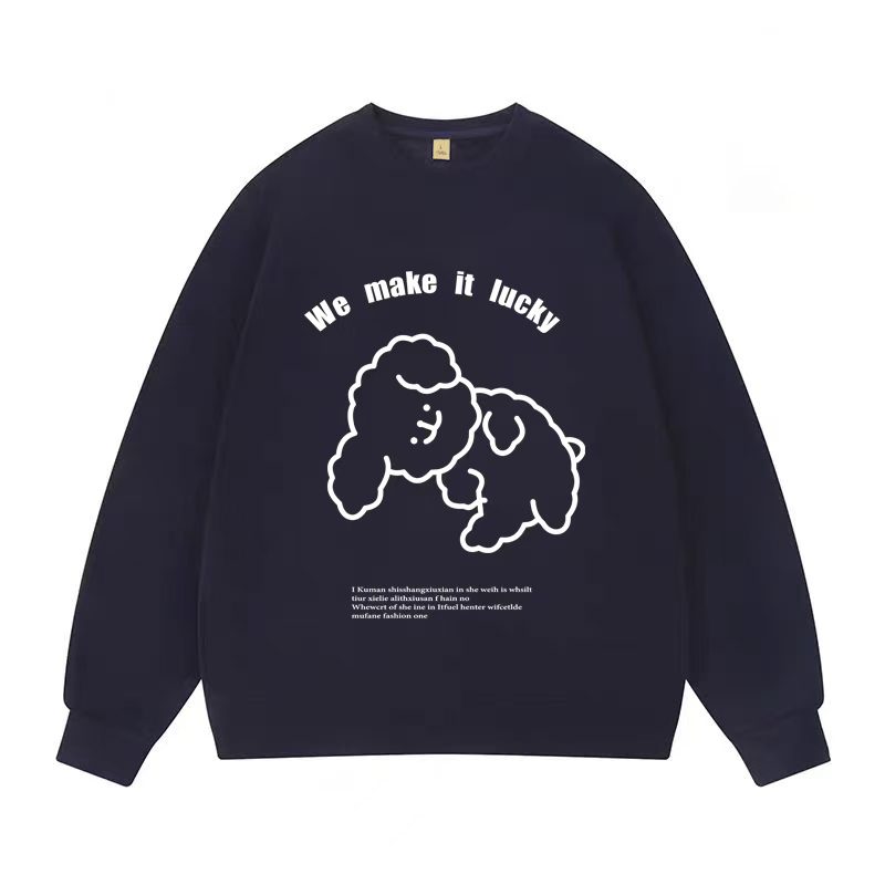 款号027 028男圆领连帽HY活力四射卫衣