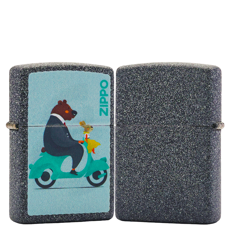 ZIPPO/之宝官方【午后惬意】正品煤油打火机KF-DF