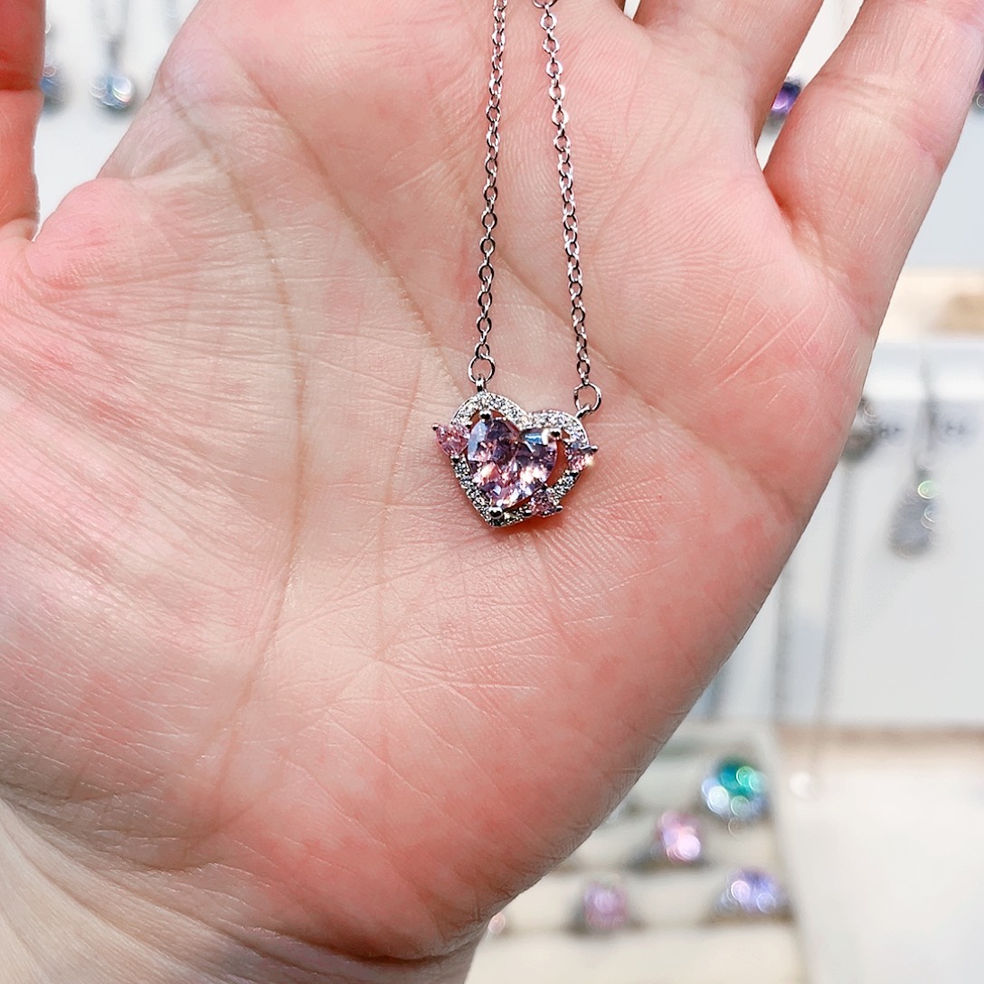 瑶***酒银S925镶嵌吊坠(赠链)芙蓉石