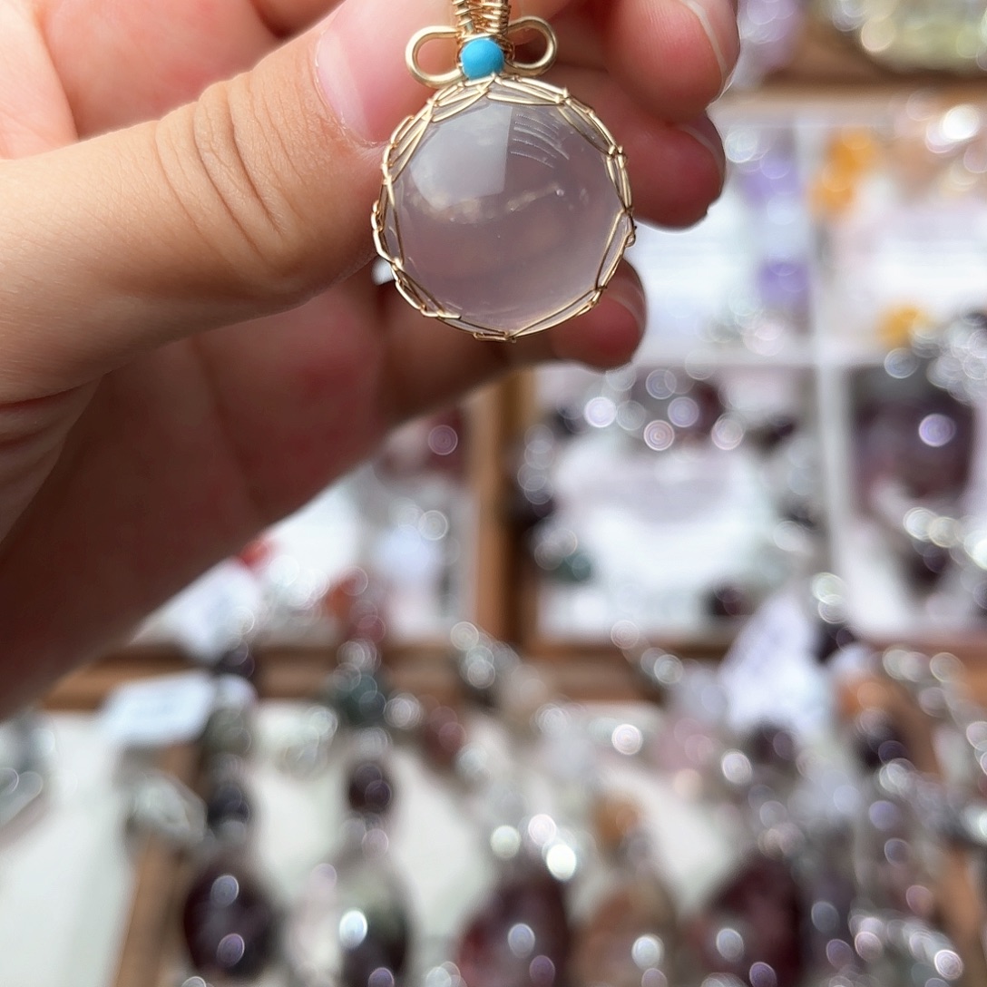 水晶手串合金水晶