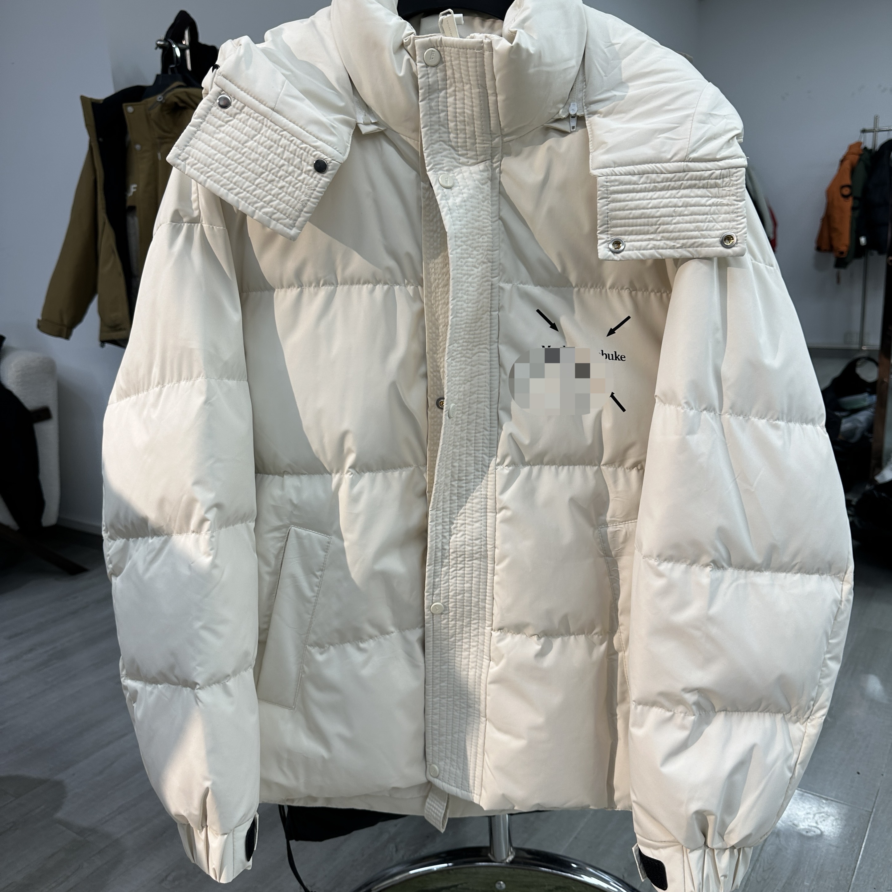 冬季男士时尚加厚防寒服8516