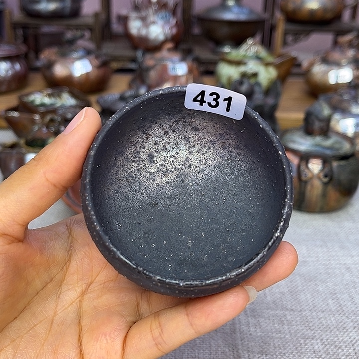 裸柴烧陶瓷手工茶器