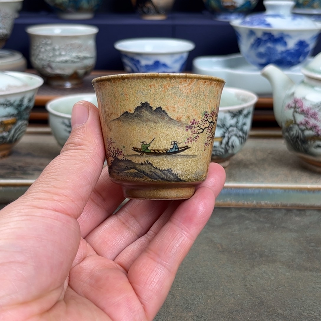 杯子瓷我们观山观水观自在