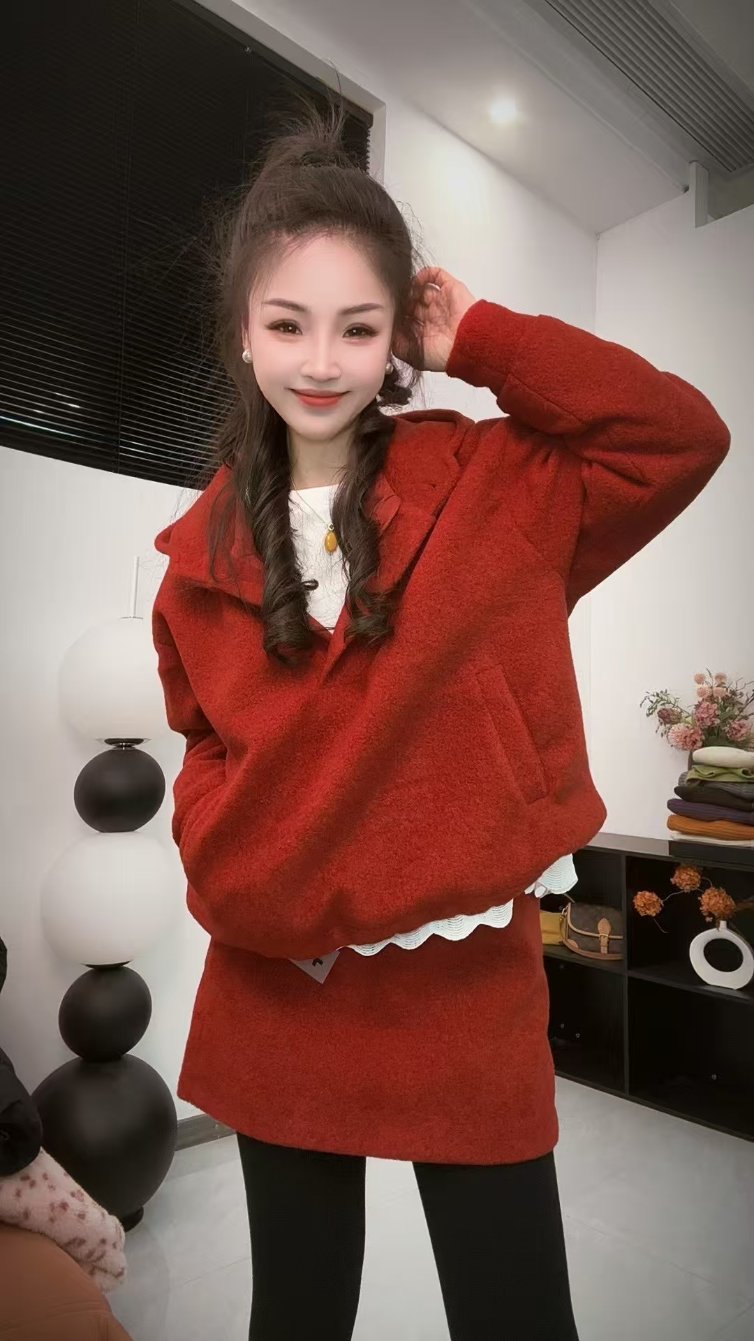 6932【DG】卫衣+半裙两件套