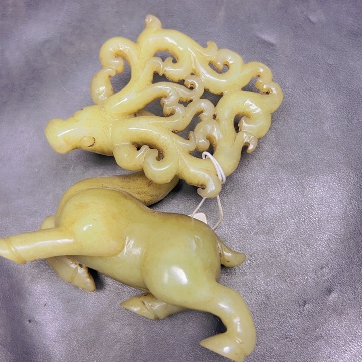 和田玉把件未镶嵌余****