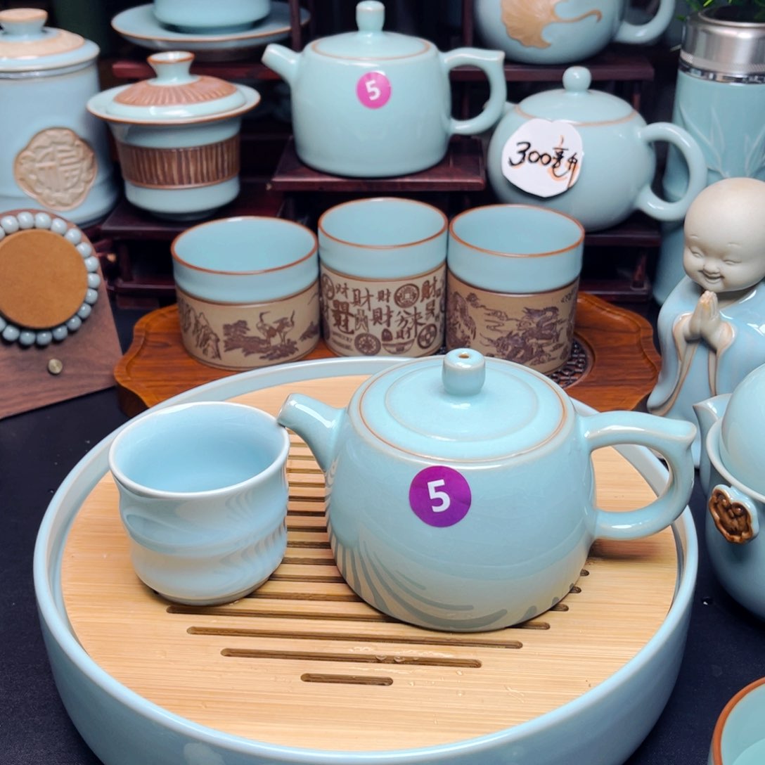 【闪购商品】原产地好品汝瓷，茶器，微瑕