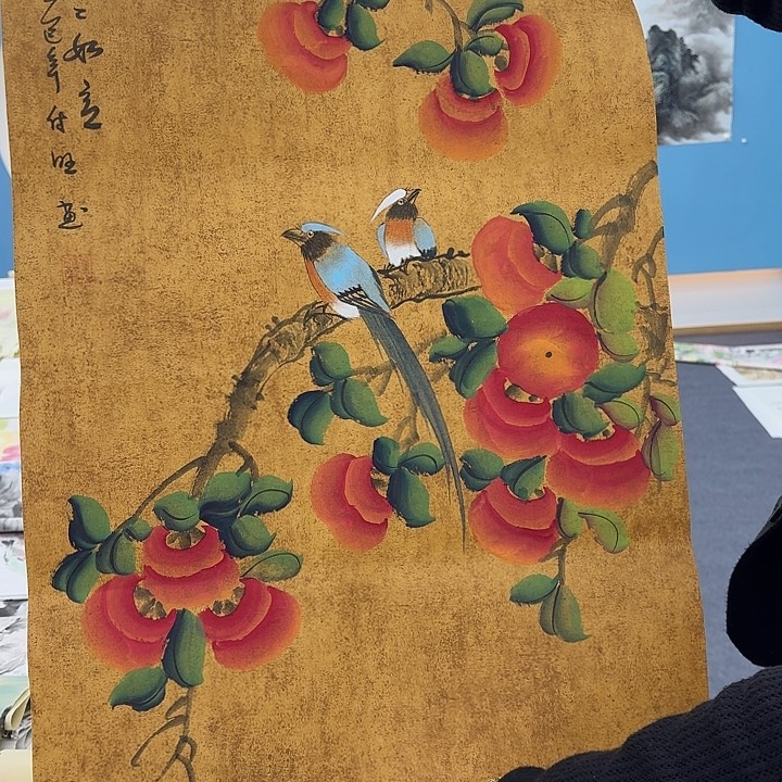 国画手绘国画作品