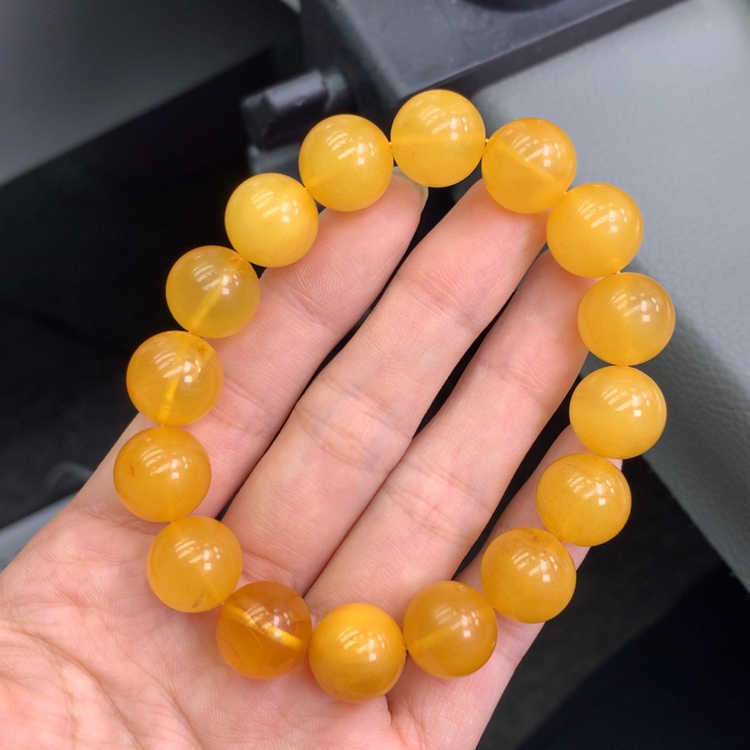 琥珀未镶嵌珠宝奇石13mm➕