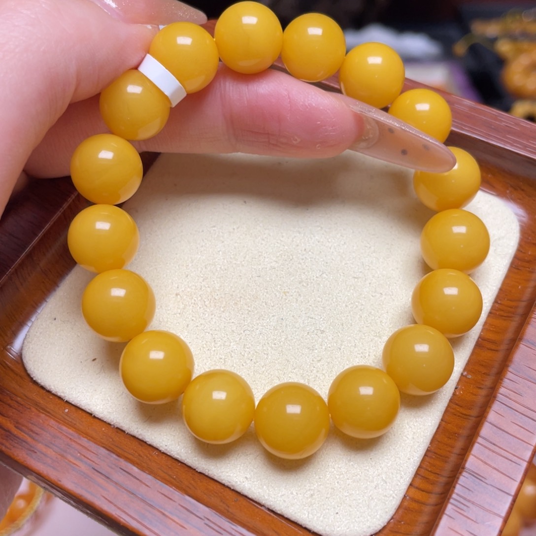 蜜蜡手链未镶嵌手串