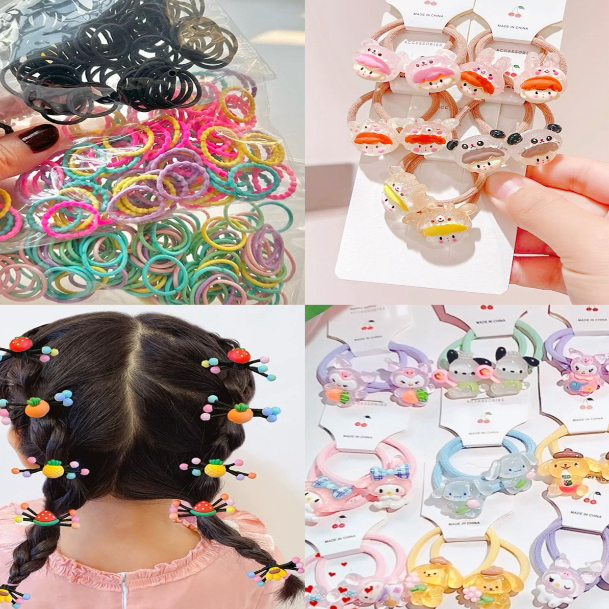 【默认微瑕】直播结米专用儿童成人发饰