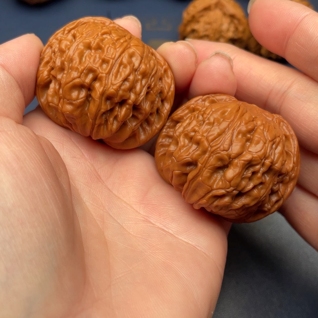 文玩核桃把件磨盘42