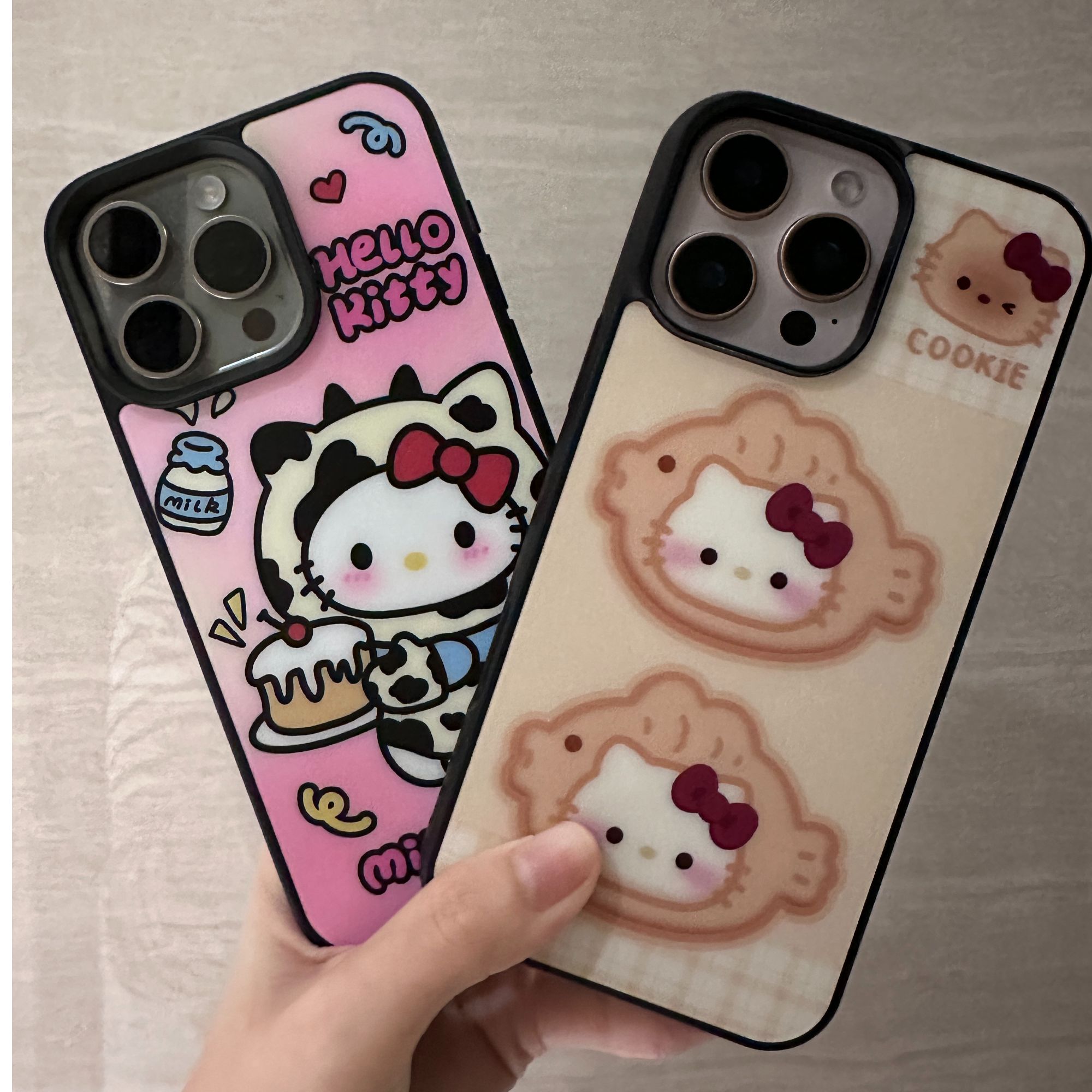 【22：00复制单】黑冰沙磁吸手机壳适用于苹果型号卡通iphone16pm