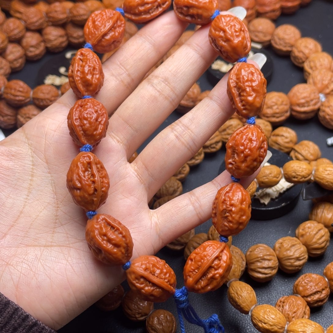 文玩核桃手串志*寿星头111