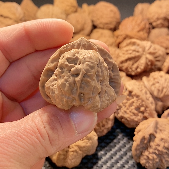 把件文玩核桃三角娃