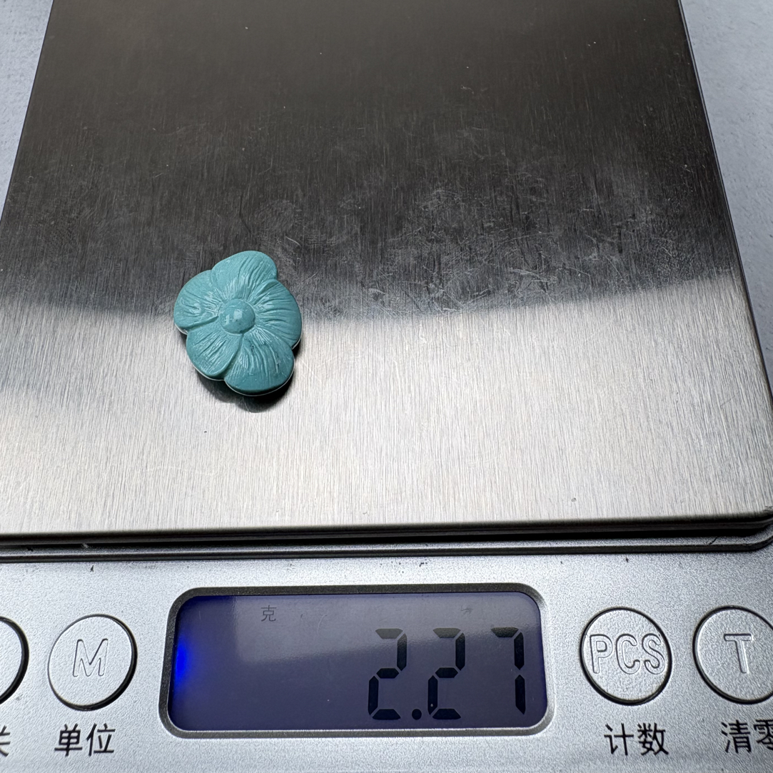 精工雕刻原矿松石配饰百搭