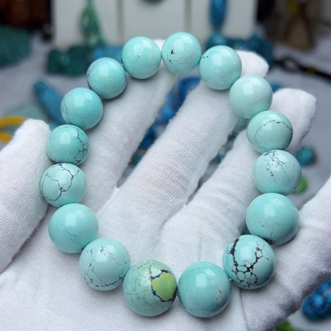 绿松石珠宝奇石未镶嵌