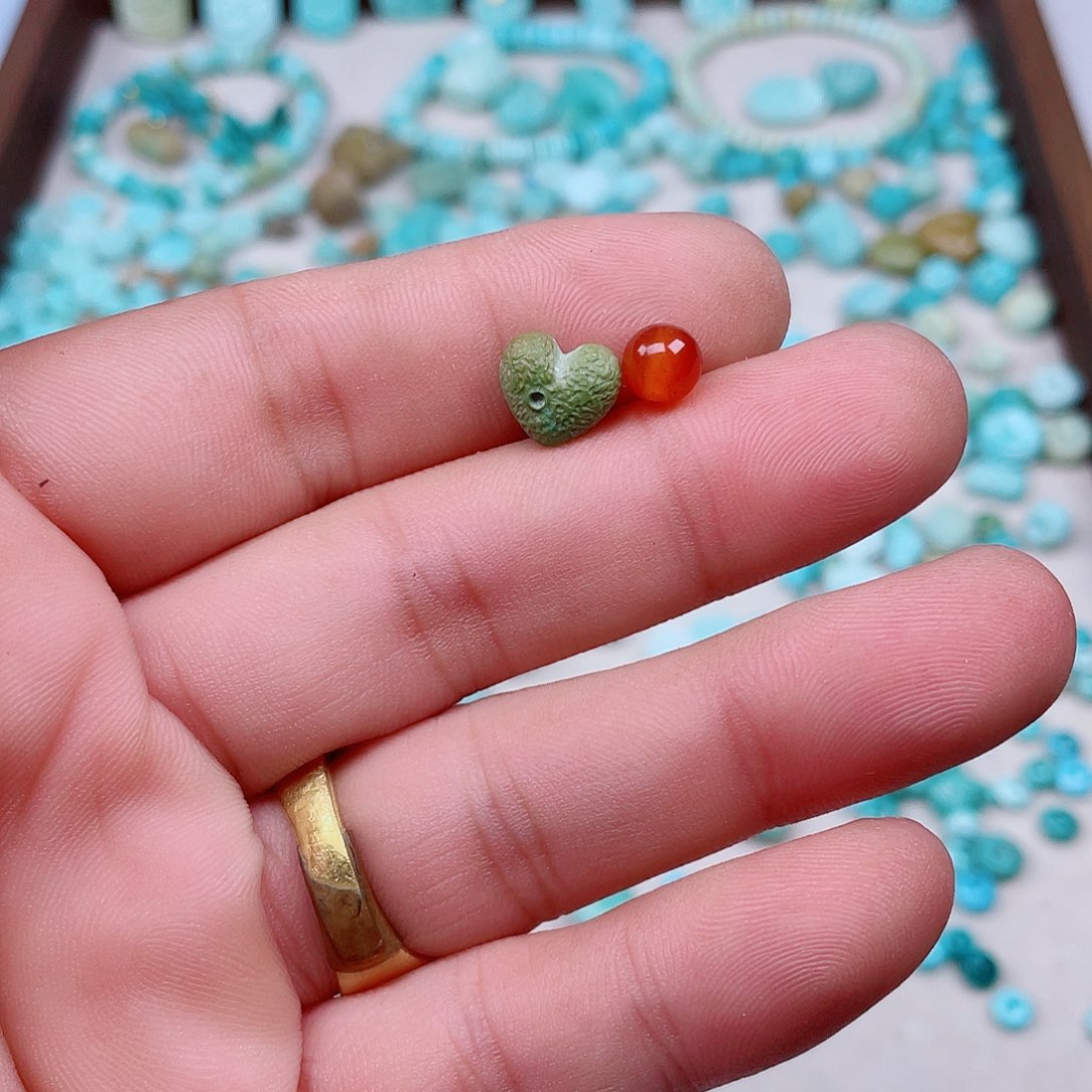 南红玛瑙未镶嵌颈饰486