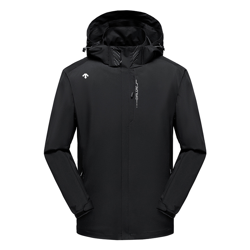 【奥莱撤柜一折专区】迪单层冲锋衣男士春秋季防风防水休闲透气