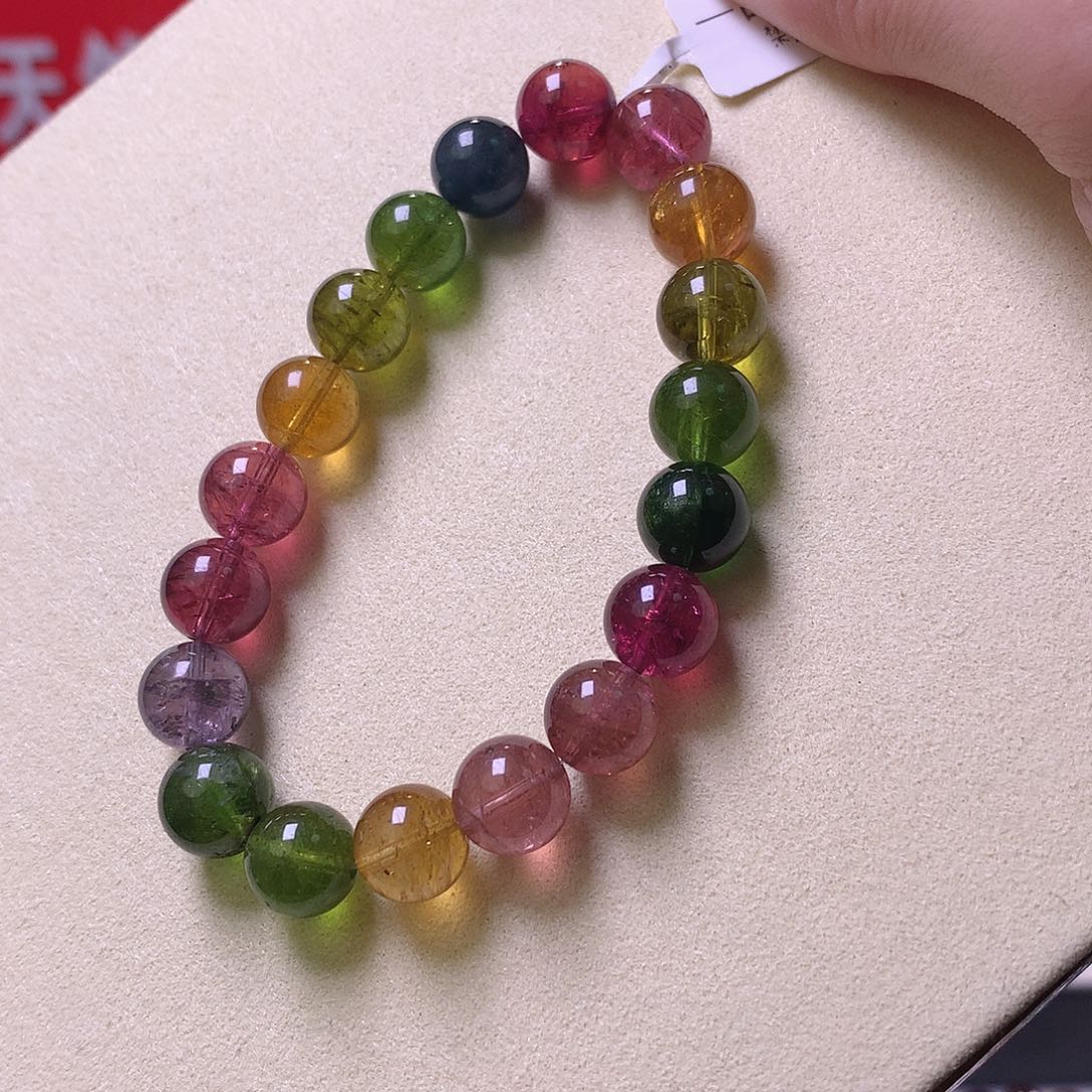 碧玺手串未镶嵌碧玺