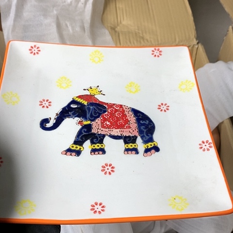 盘陶瓷制品满25拼单发货默认微瑕