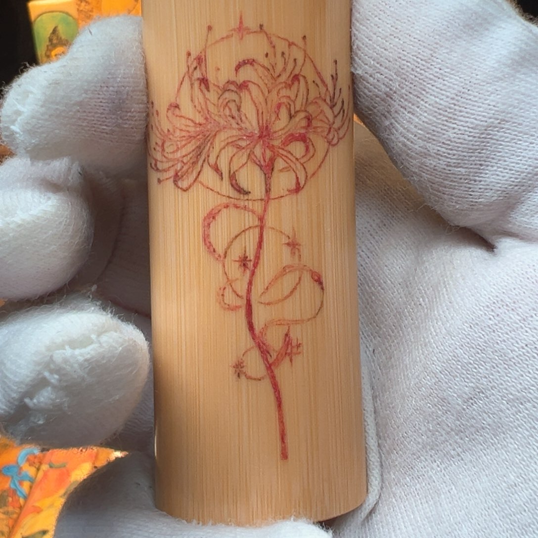 手工针刺彼岸花花