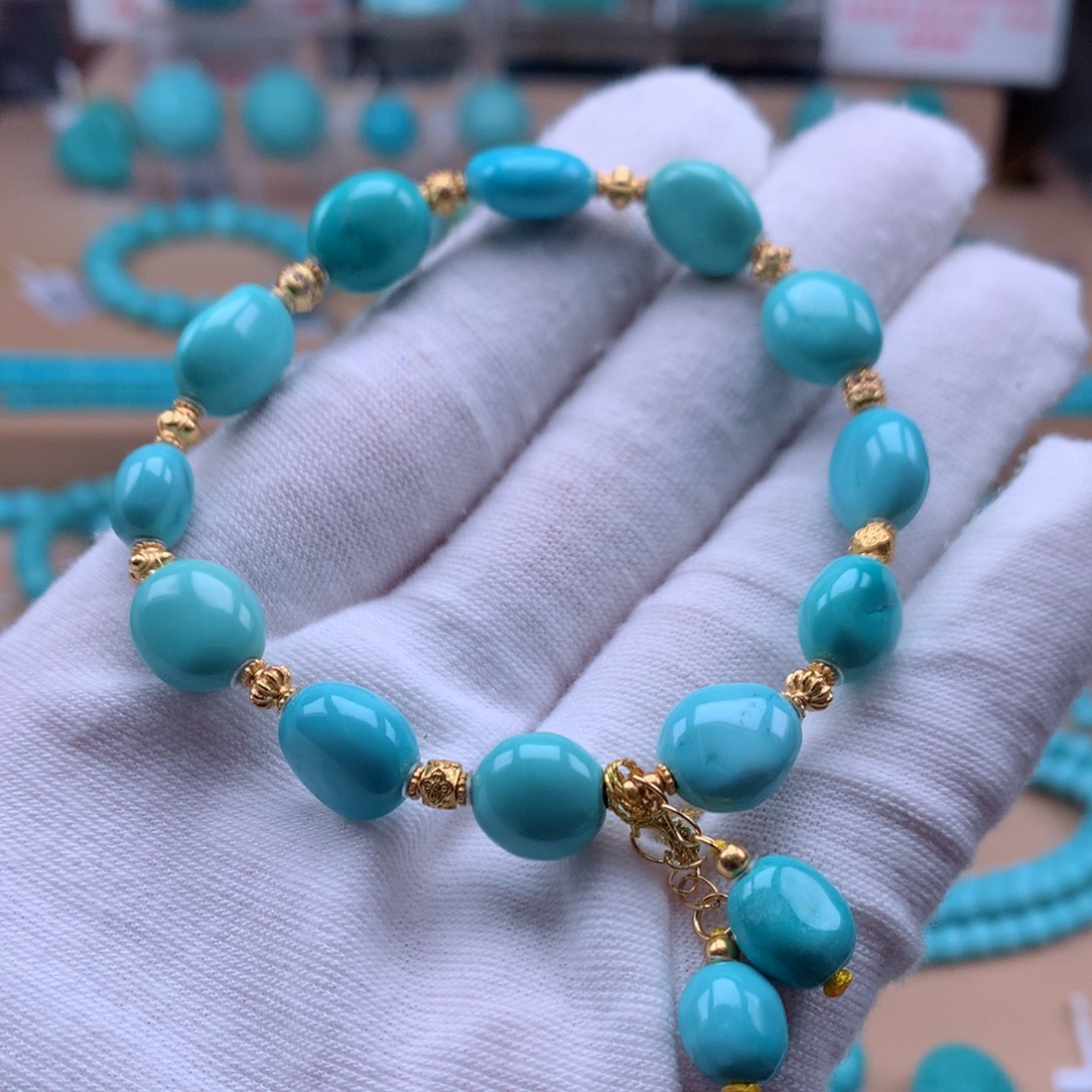 绿松石银S925镶嵌珠宝奇石