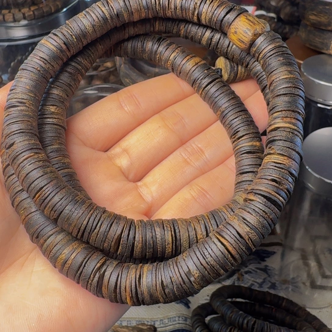 沉香碎屑沉香沉水片珠73