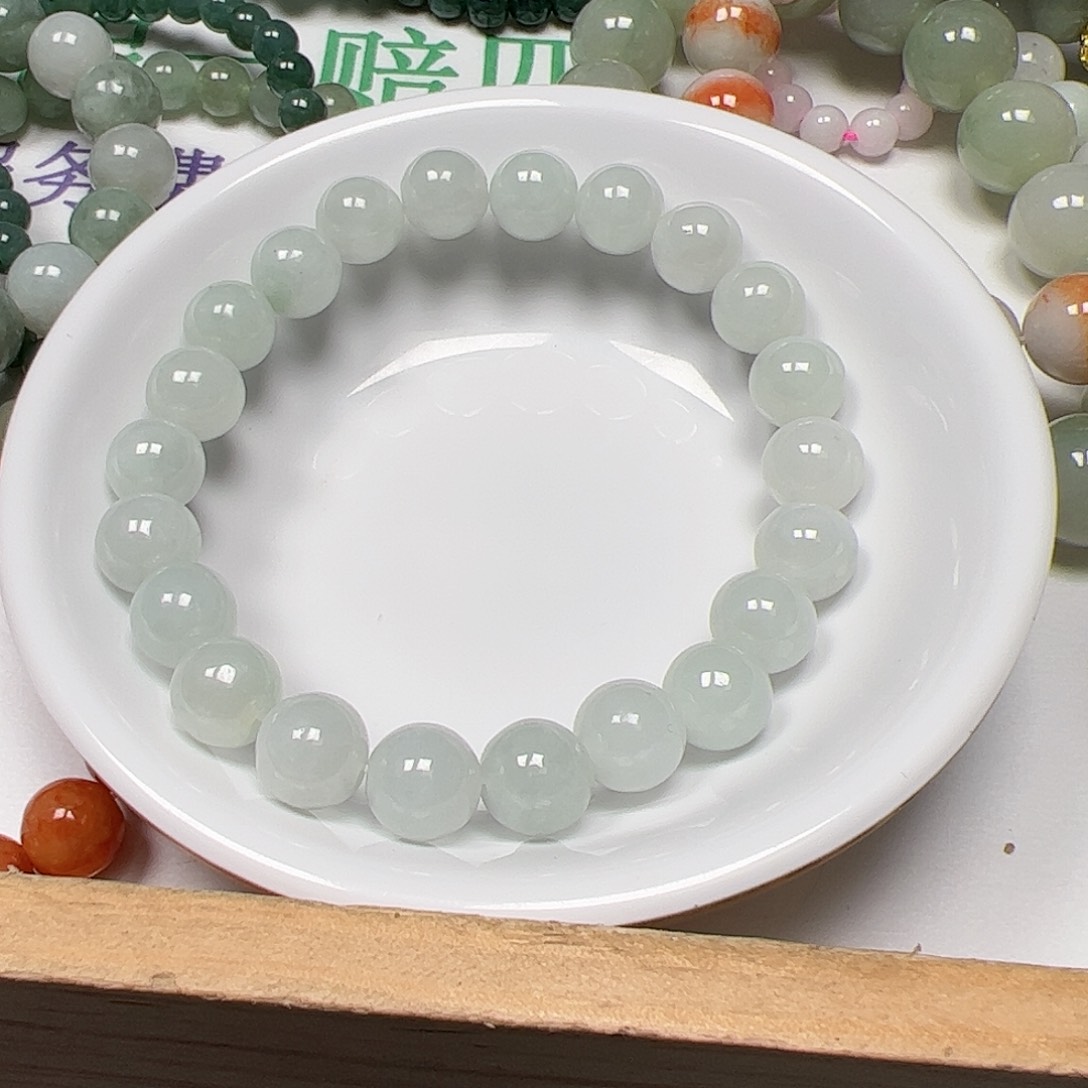 【闪购商品】翡翠手链未镶嵌用****5卡8++