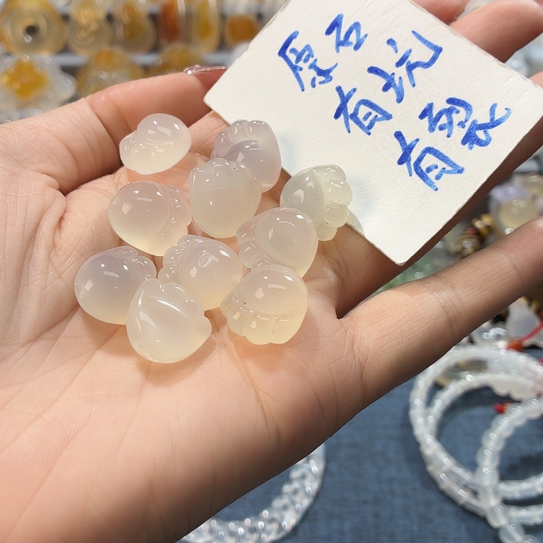 玛瑙/玉髓未镶嵌吊坠(不含链)