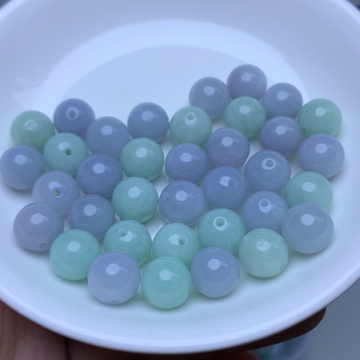 散珠翡翠卡10冰紫绿10个（手链拍两单）