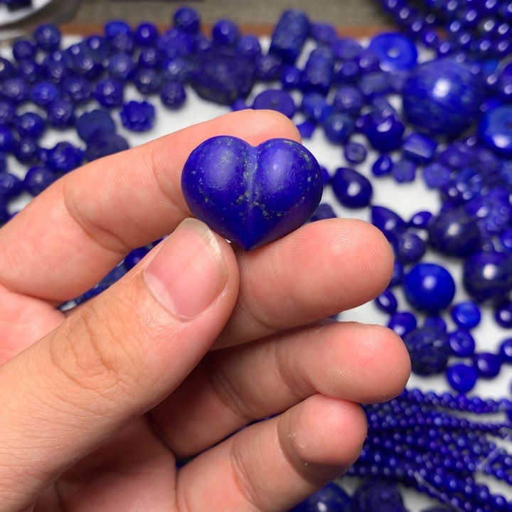 ༺***༻青金石未镶嵌屁桃