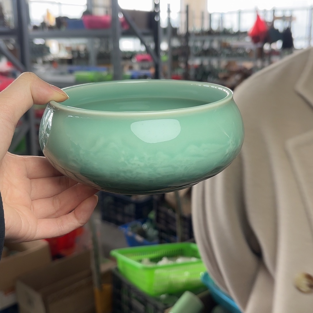 龙泉云间青瓷小米茶器