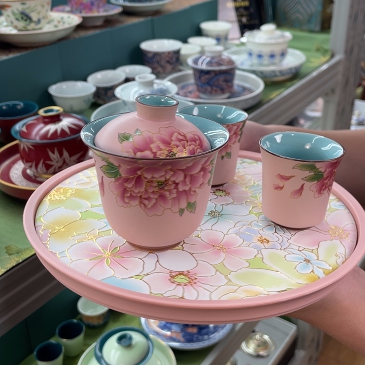 景德镇陶瓷盖碗茶具