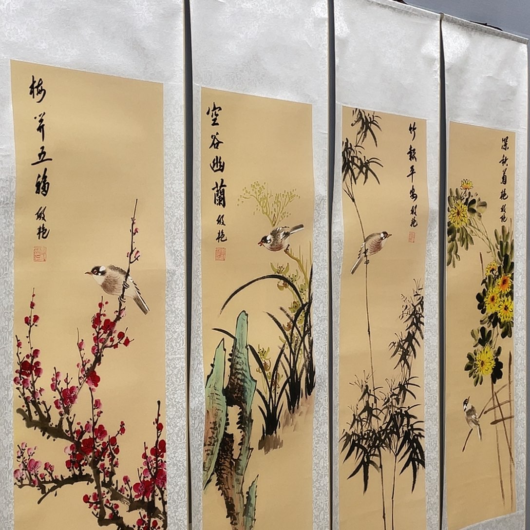 国画老师手笔手绘作品y