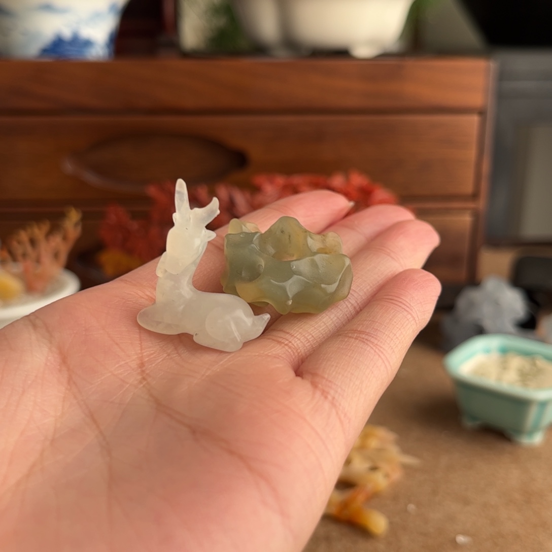 1***9印石昌化石太湖1鹿1