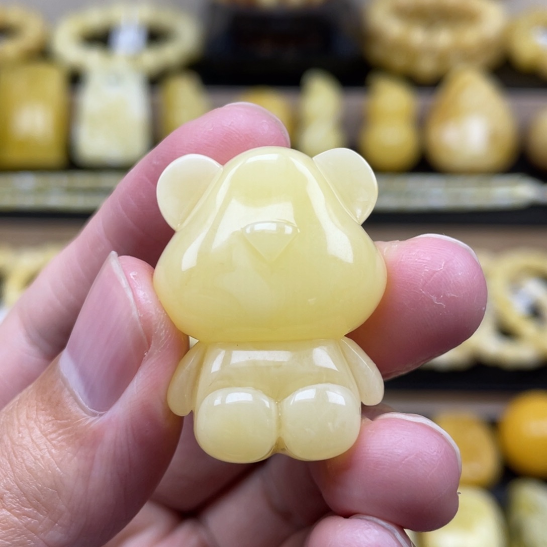 琥珀裸石未镶嵌琥珀蜜蜡
