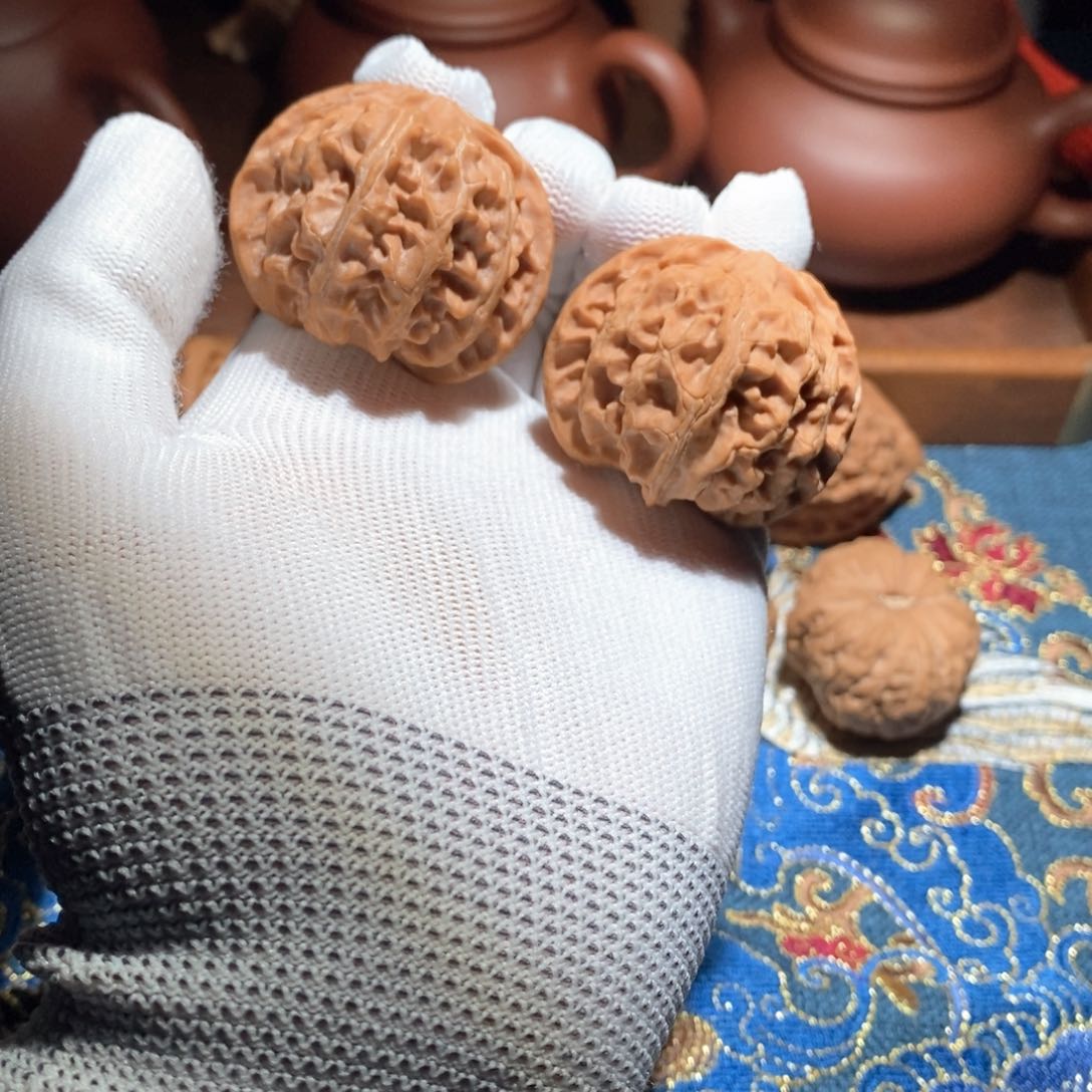 文玩核桃把件43苹果园