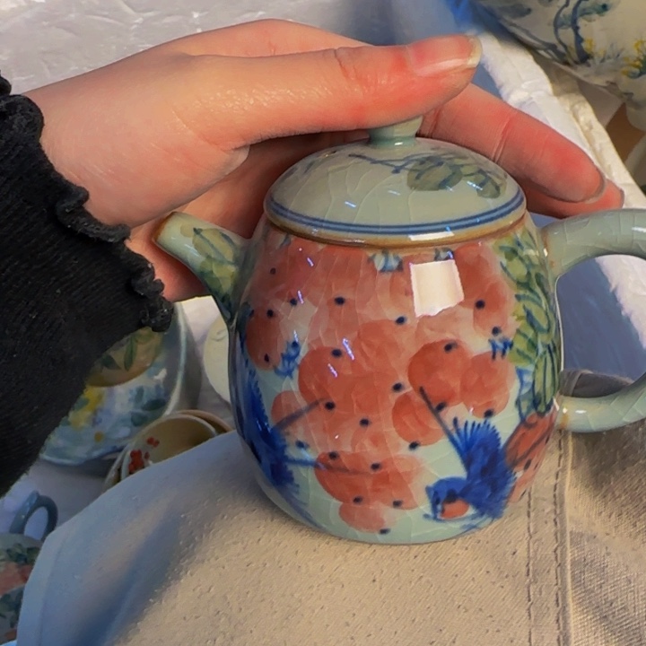 瓷片景德镇陶瓷手工手绘