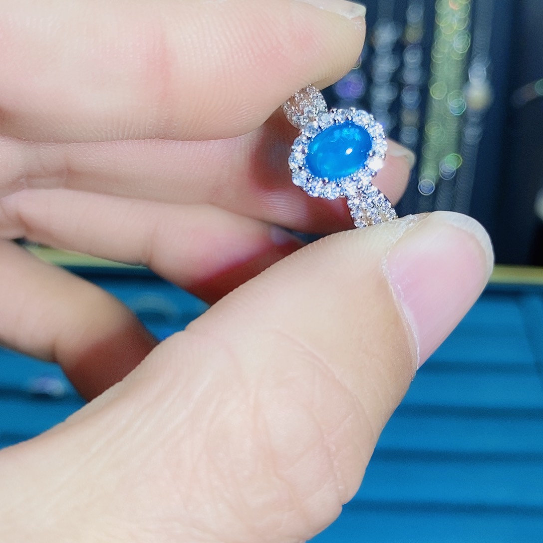 紫晶珠宝半成品银S925镶嵌