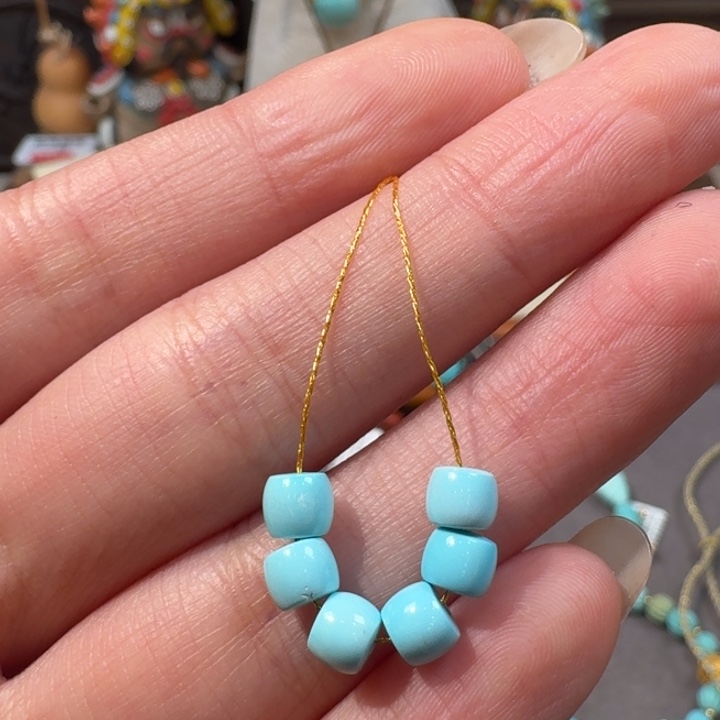 绿松石未镶嵌直切